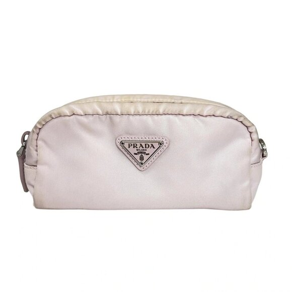 Auth PRADA - 1NE175 Pink Nylon Pouch - Picture 1 of 6